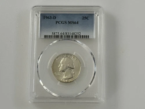 1963-D Washington Quarter — photo from another recent sale