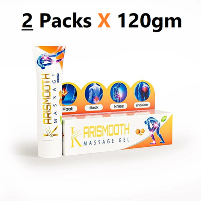 Lotus Karismooth Massage Gel Herbal Relaxing & Pain Relief Formula(2PacksX120gm)