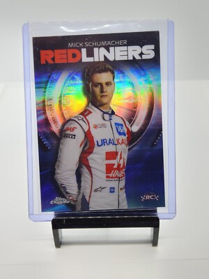 2021 Topps Chrome F1 Mick Schumacher Red Liners Refractor Rookie Uralkali Haas