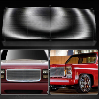 Polished Grill For 1994-1999 GMC Sierra C/K Pickup/Suburban Billet Grille Insert