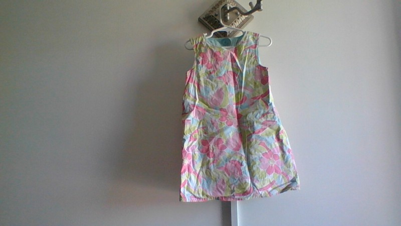 Cute Girls Size 4/5 Double-Sided Sleeveless Fun Colorful Dress