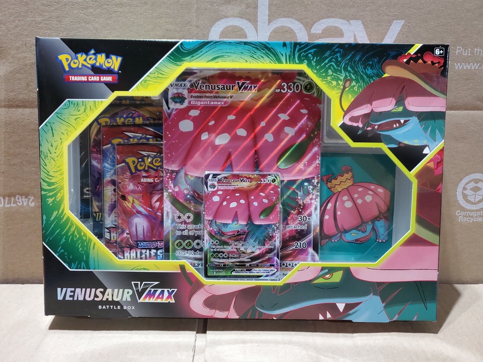 Pokemon TCG Venusaur Vmax Battle Box (Lot B) eBay