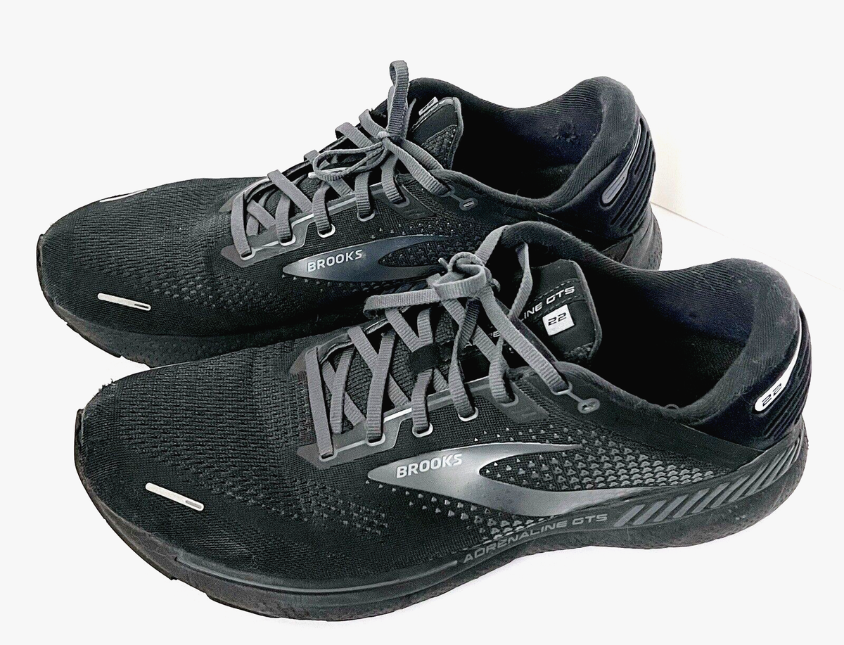 Brooks Womens Adrenaline Gts 22 Black Running Shoes Size 14 Wide