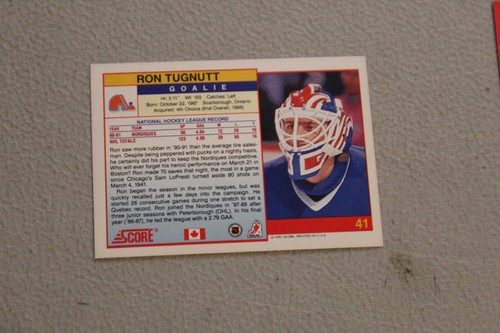 1991-92 Score Canadian English Hockey Complete Finish Fill Your List Pick #1-250 - Picture 80 of 497