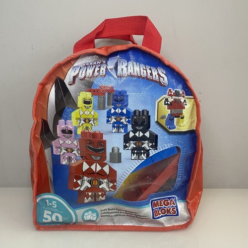 Mega Bloks Let’s Build Power Rangers In Bag Battlezord 40 Pieces Rare Toy Set - Picture 20 of 24