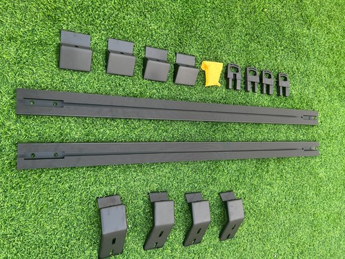 2PCS Suzuki Jimny 4-door Black Crossbar 2019-2024 Luggage Rails Roof Crossbar - Foto 8 di 14