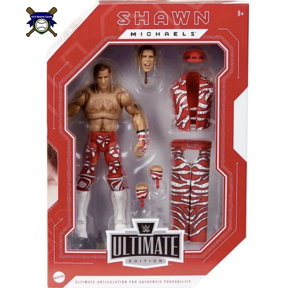 WWE Wrestling Fan Takeover Shawn Michaels Action Figure 