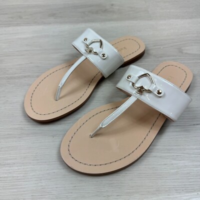 kate spade new york サンダル Kate Spade New York Cassia Sandals Womens 8 White Patent