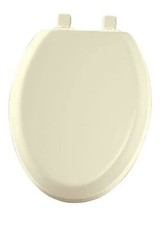 Bemis Lift-Off Never Loosens Elongated Closed Front Toilet Seat - Bone