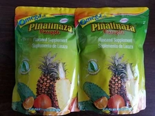 2 PIÑALINAZA PINEAPPLE FLAXSEED SUPPLEMENT WITH OMEGA OILS 16 OZ EA  08/2027 NEW
