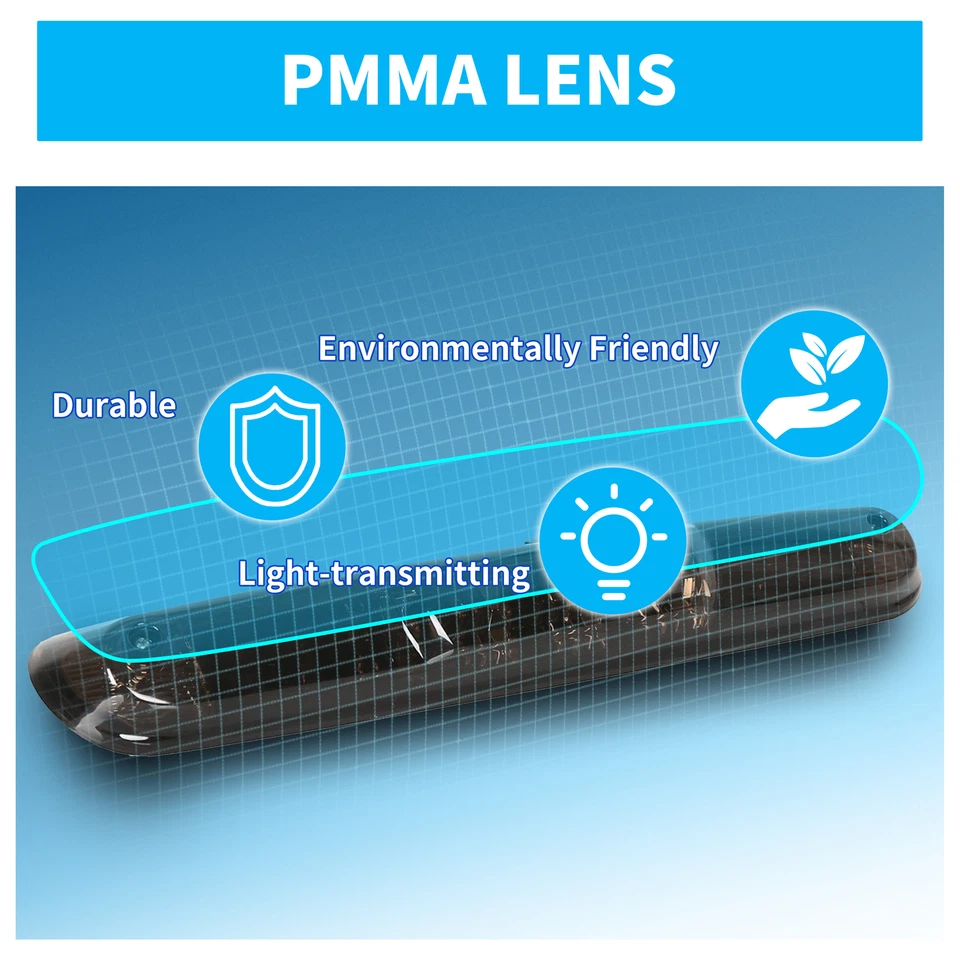 Tercera luz de freno LED 3RD apta para Chevy Silverado Sierra 1500 2500 3500 2007-14 Foto 4 de 4