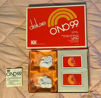 DELUXE O'NO 99 Card Game from UNO, Cards, Chips, Ins, USED | eBay