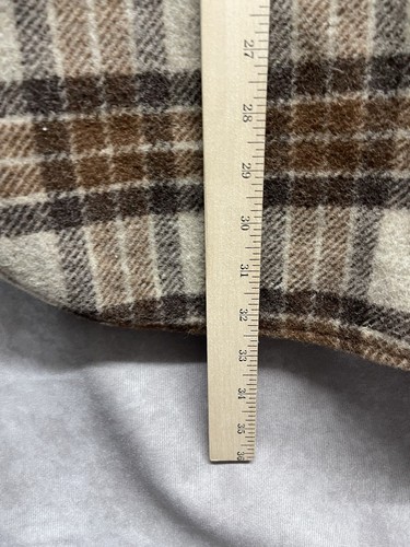 VINTAGE DOLCE & GABBANA QUILTED PLAID VEST BEIGE LANA VERGIN WOOL MENS LARGE D&G - Picture 10 of 13