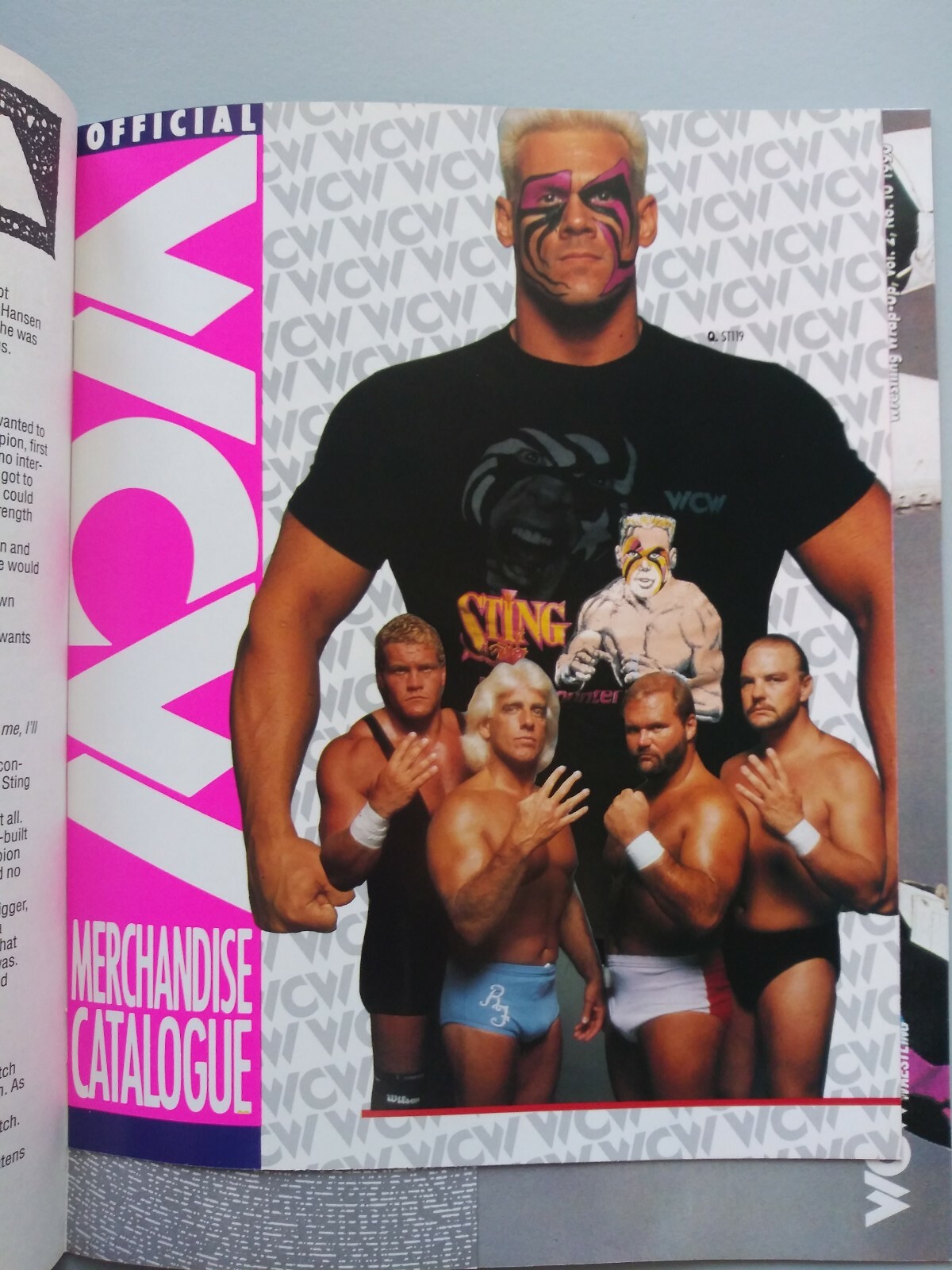 WCW Magazine Wrestling WrapUp Vol 2. No.10 1990 Steiners Fabulous