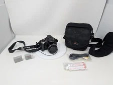 Canon PowerShot SX30 IS 14.1MP Digital Camera - Black TESTED WORKS w/Battery+Bag