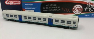 ViTrains PIV83100 Mdvc Sonderbemalung Reklameschild Volkswagen Weiß Rahmen Grün