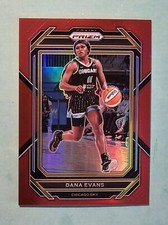 2023 Panini WNBA Prizm DANA EVANS #59 Red Prizm #/199 Chicago Sky