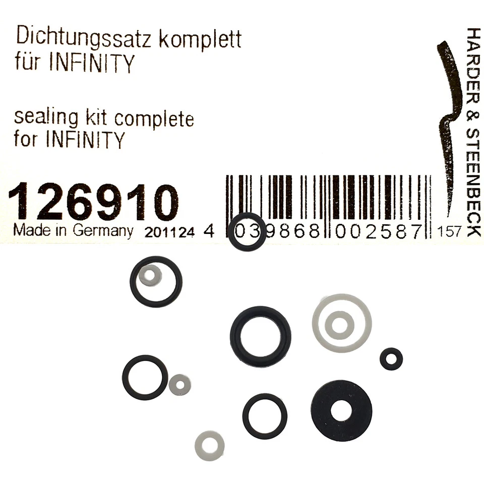 Dichtungssatz Airbrush Infinity komplett, Harder & Steenbeck 126910