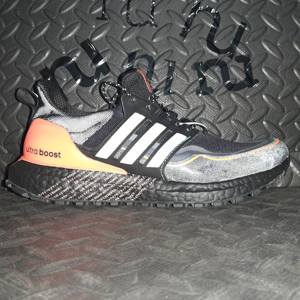 adidas Ultraboost C.RDY DNA Black Grey Orange G54860 size 6.5 | eBay