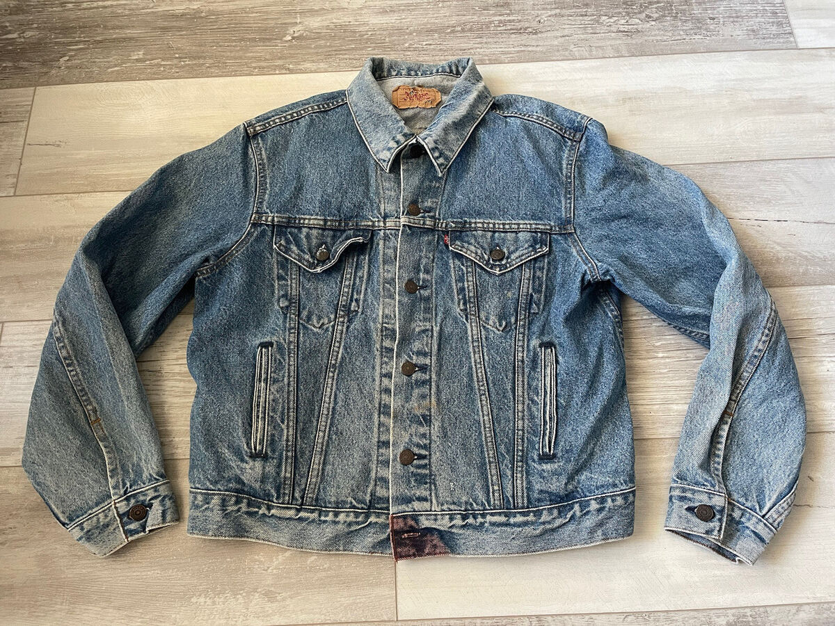 VINTAGE 70's Levis Denim Trucker Jean Jacket 70506 0216 USA VINTAGE 70's Levis Denim Trucker Jean Jacket 70506 0216 USA