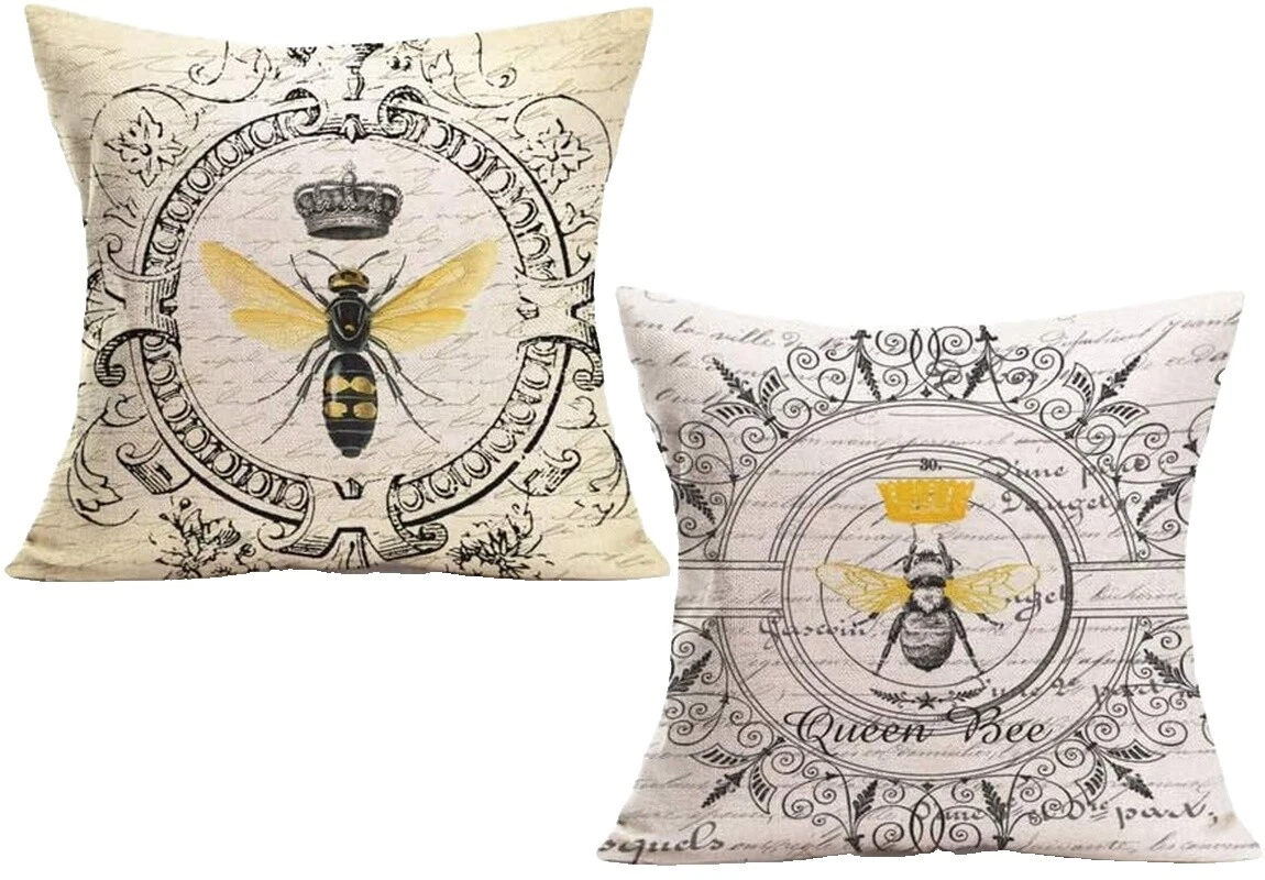 Vintage/Retro 100% Cotton Home Décor Pillows
