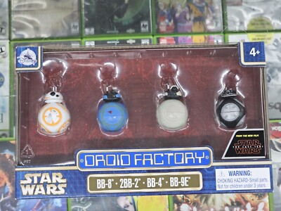 New Star Wars Disney Droid Factory 4 Pack The Last Jedi BB-8 2BB-2 BB-4 BB-9E