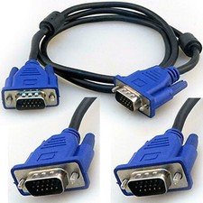1.8 Meter VGA Cable High Resolution SVGA 15 Pin PC to TFT Monitor LCD TV Lead