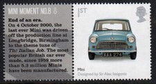 Great Britain 2009 single 1st Smiler Sheet commemorative stamp with label.