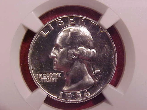 1956 WASHINGTON QUARTER - NGC PF 68 - SEE PICS! - (G1302)