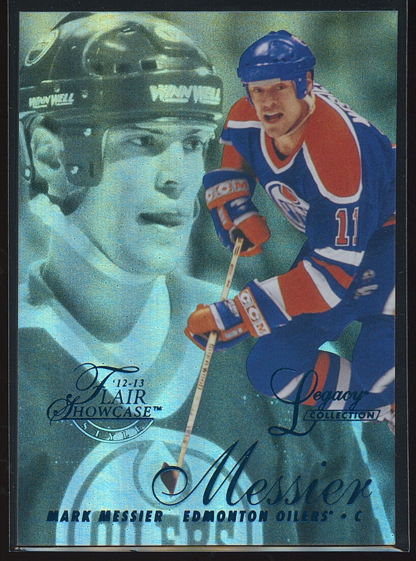 Mark Messier 2012 13 Fleer Retro Flair Showcase Fila 2 Legacy Collection 100 150