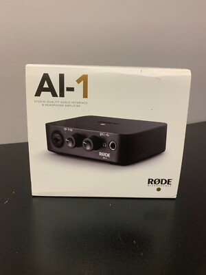 Rode Microphones AI-1 Studio Quality Audio Interface & Headphone Rode Microphones AI-1 Studio Quality Audio Interface & Headphone