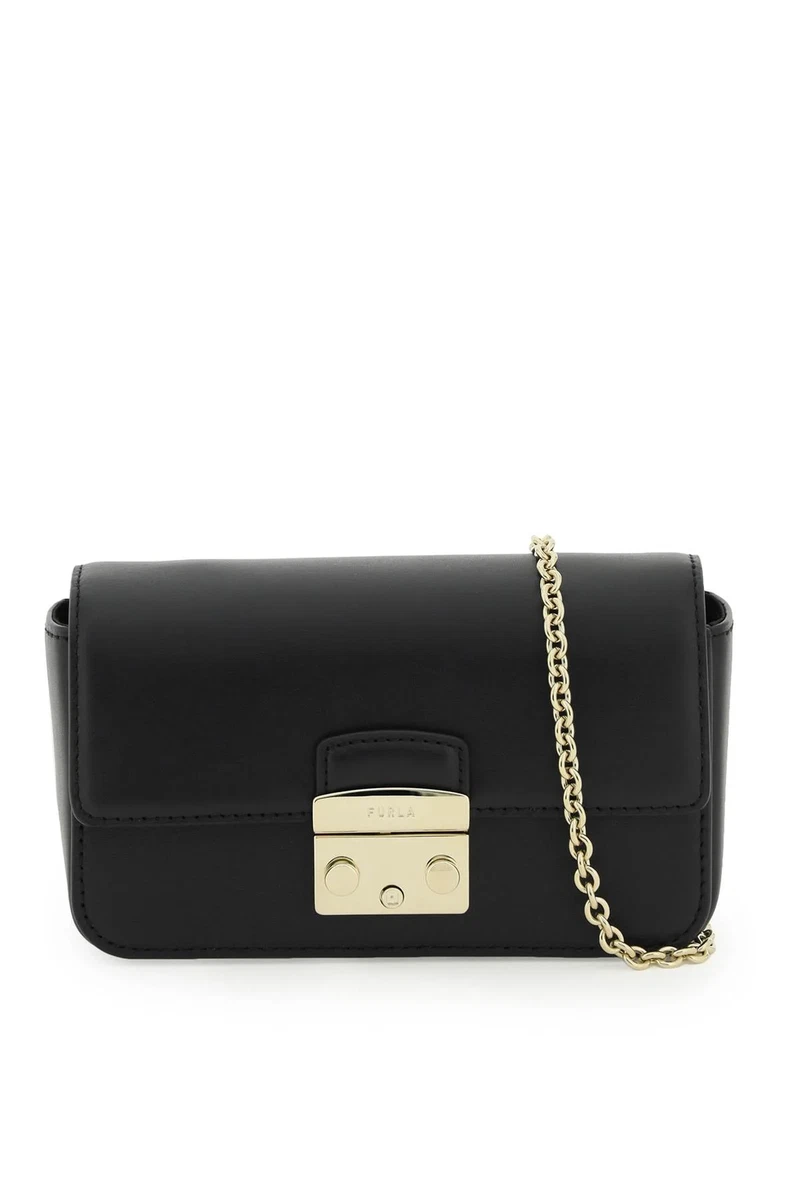 Furla metropolis deals mini nera