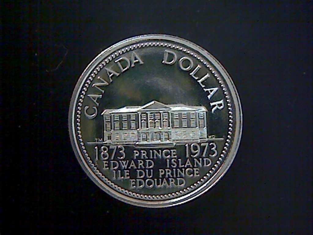 1873-1973 CANADA PRINCE EDWARD ISLAND DOLLAR COIN, NICKEL CONTENT