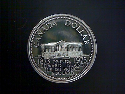 1873-1973 CANADA PRINCE EDWARD ISLAND DOLLAR COIN, NICKEL CONTENT