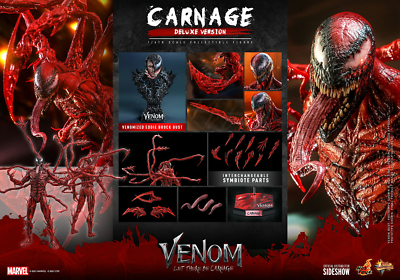 ホットトイズ カーネイジ Deluxe Version 1/6 Marvel Venom Let There Be Carnage: Carnage DLX Figure Hot Toys