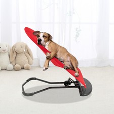 Foldable Pet Rocking Chair Portable Pet Rocker Bed Modern Pet Rocker Bed Red