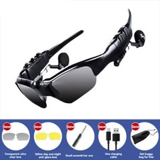Wireless Bluetooth Glasses Music Headset Audio Hands-free Calls Smart Sunglasses