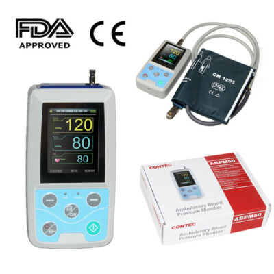 ABPM70 Ambulatory Blood Pressure Monitor NIBP Holter PC Software 24 Hour Record