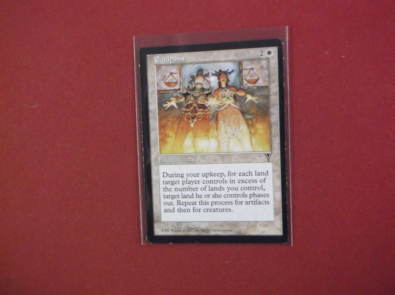 MTG " Equipoise  " Visions EX +