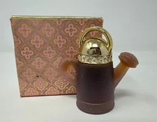 Vintage Avon DREAM GARDEN Watering Can Bird of Paradise Perfume Oil 0.5 oz NOS