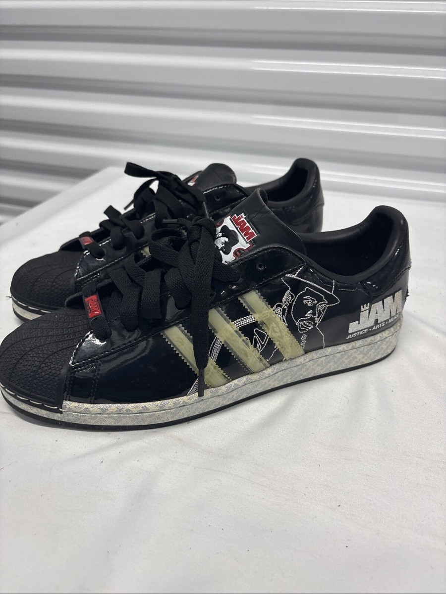 Size 11.5 - adidas Superstar 1 x Jam Mast Jay Black | eBay
