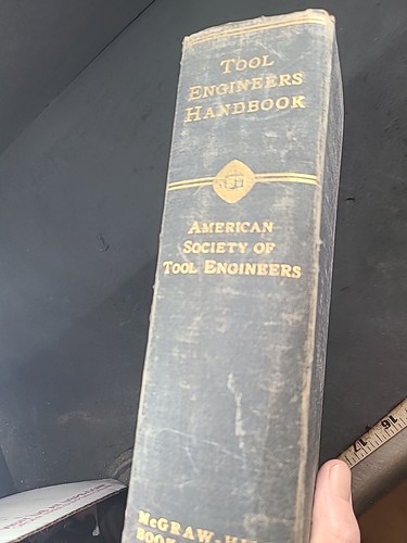 Tool Engineers Handbook 1949 Technical Machinist Metalworking ~ 1st ed - Picture 13 of 13