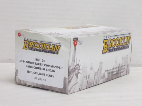 Studebaker Commander Land Cruiser Sedan 1934 hllblau Box Brooklin BML 08 1:43 V3 - Bild 8 von 8