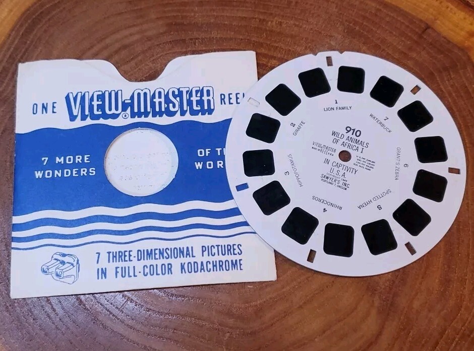 ヴィンテージ] Viewmaster 用リール8種セット Vintage View