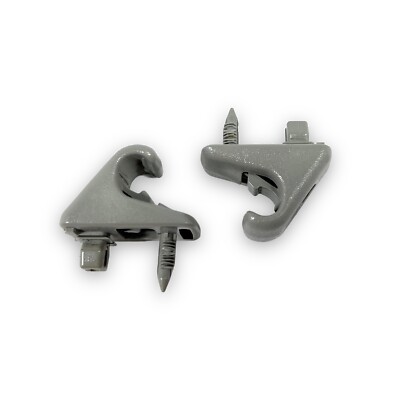 1996-2002 Toyota 4Runner Tacoma Sun Visor Clip Hook Gray Set