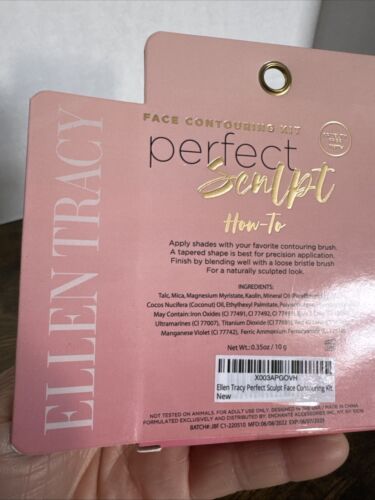 ELLEN TRACY Flawless Blend Perfect Sculpt Face Contour Kit Palette New Sealed - Picture 6 of 6