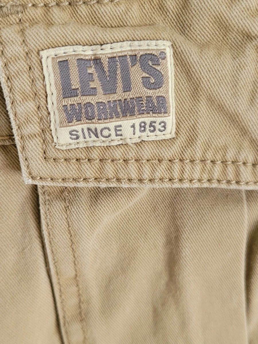 Levis Levis Vintage Clothing Cargo losse Straight Casual Pants 34x34 Tan
