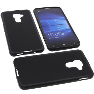 Tasche für Alcatel One Touch Idol 4 Pro Schutz Hülle TPU Gummi Case Schwarz