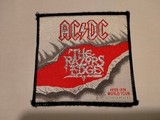 AC/DC AC DC the razors Edge 1990-1991 world tour patch hardrock recording RARE