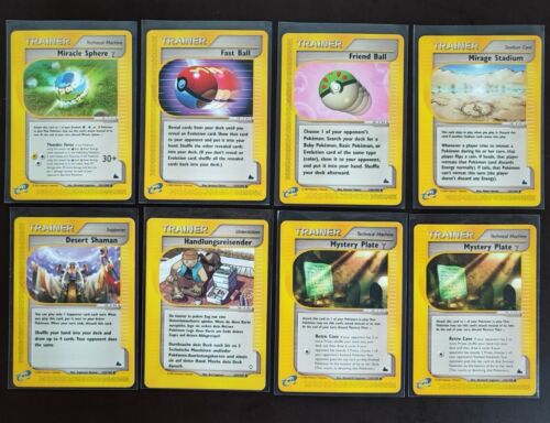 Pokemon Karten Sammlung: 8x Trainer Skyridge Aquapolis eSeries WOTC NearMint  - Photo 1/9
